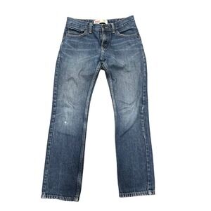 Levis 511 Slim Jeans Boys 14 Reg W27 L27 Medium Wash Blue Denim 100% Cotton